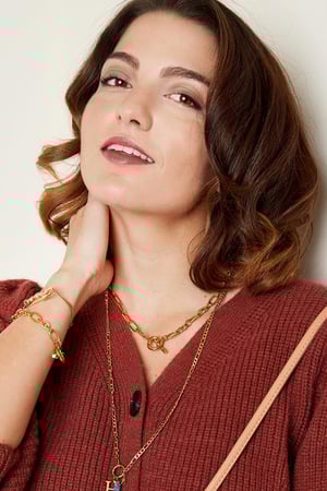 Ketting Lucky Lock  Zilver Stainless Steel h5 Afbeelding2